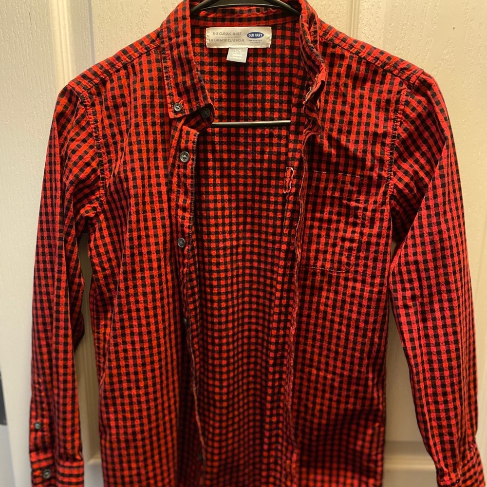 Boys Red Long Sleeve